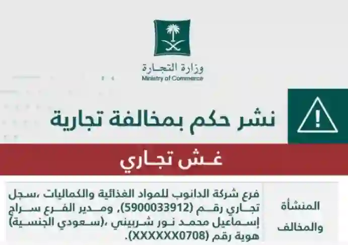 تحذير من شراء هذه المنتجات الاستهلاكية من الدانوب مغشوشة بقرار من وزارة التجارة 