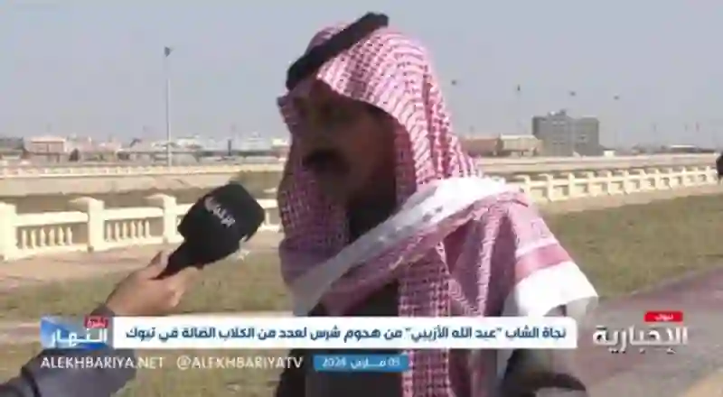 فيديو انقاذ شاب من كلاب مسعورة في حي البوادي ونقله للعناية المركزة ومصادر تكشف تفاصيل إصابته الخطيرة 