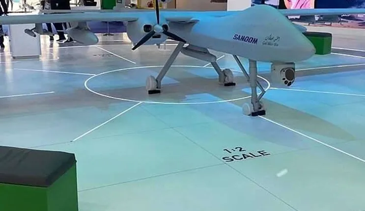 بالفيديو أول طائرة حربية سعودية بدون طيار تنافس بيرق دار والمُسيرات الحربية الأمريكية 