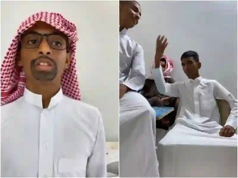 فيديو يشعل المملكة لطلاب يقلدون مشهد مع من ثانوية النسيم مع معلمهم داخل الفصل 