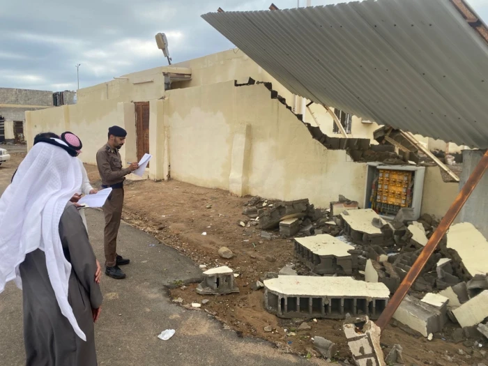 رسمياً: انطلاق أعمال الحصر للأضرار وصرف التعويضات في ينبع بسبب السيول والعواصف 