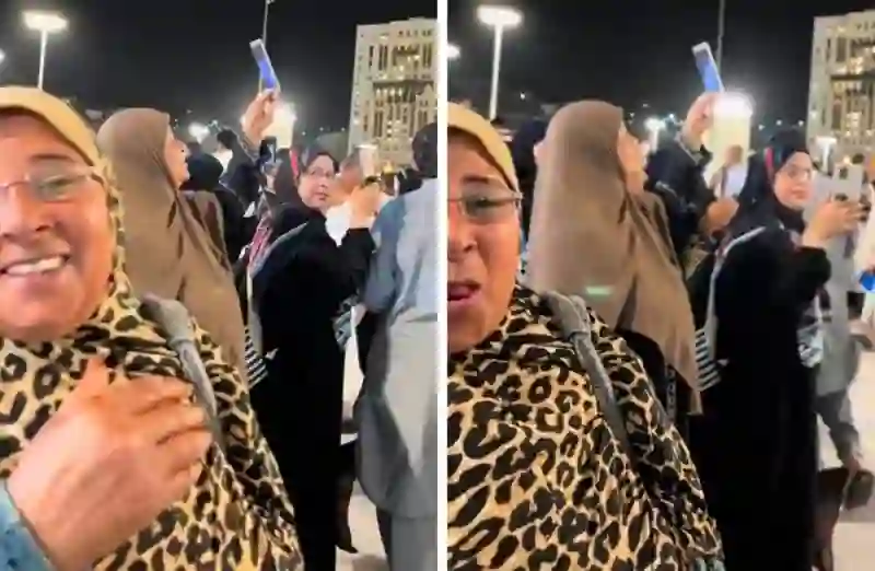 فيديو ذهول في الحرم المكي بسبب ما فعلته معتمرات مصريات عند الكعبة ليلة العيد 