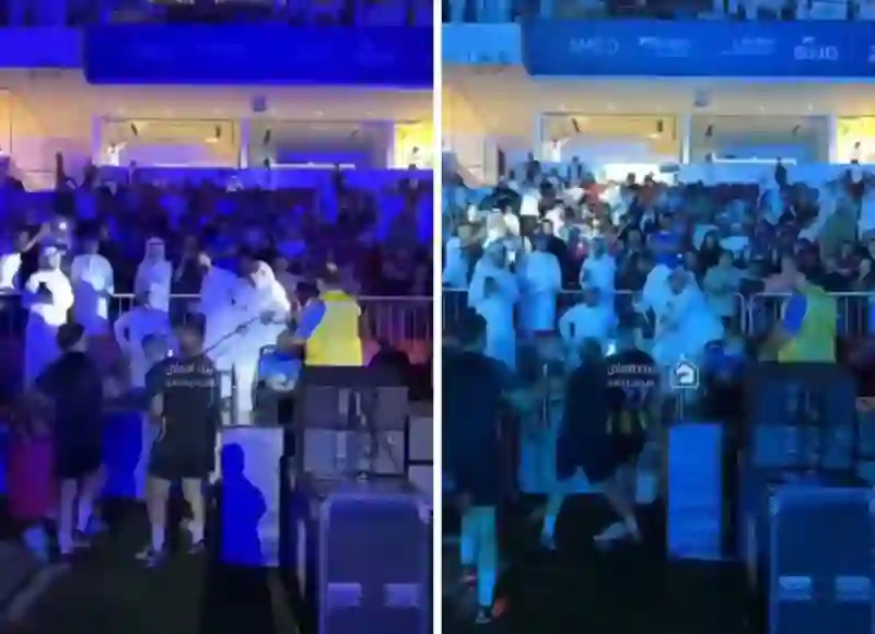 فيديو من زاوية جديدة يظهر قوة الجلد الذي تعرض له حمد الله بالسوط من مشجع في نهائي السوبر 
