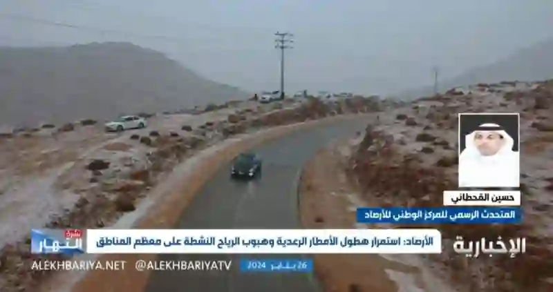 فيديو الأرصاد تحدد المناطق في المملكة التي ستشهد أمطار غزيرة ورياح قوية حتى يوم الاثنين 