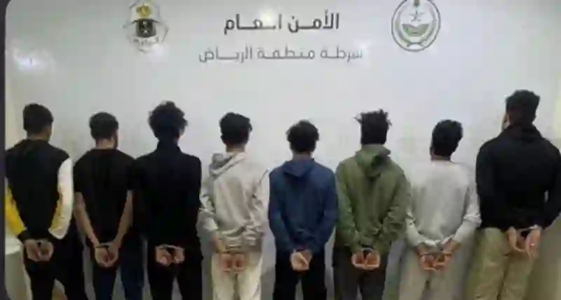 عصابة الثمانية في الرياض هذه هي جنسياتهم مختصين بالسوق المسلح وسرقة السيارات وهذه هي الأحياد التي كانو ينشطون فيها 